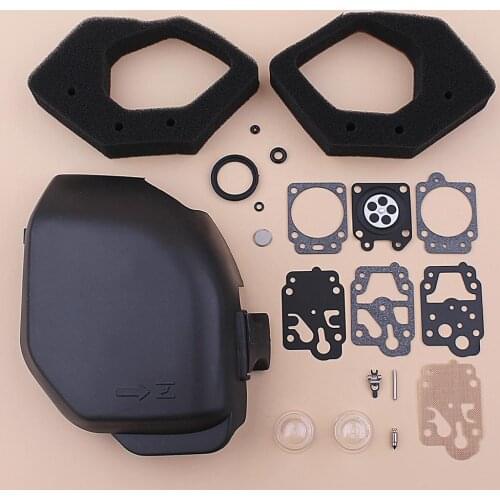 Air Filter Cover Element For Honda GX25 HHT25S Primer Bulb Carburetor Repair Kit