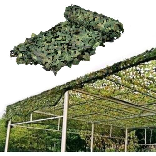 Woodland Camo Netting Hunting Shelter Camouflage Net Privacy Protection Camouflage Mesh For Camping Forest Landscape Accessories