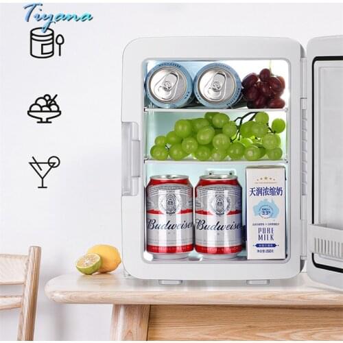 12L Refrigerator Mini Refrigerator Student Dormitory Heating Cooling Box System Cosmetics Car Home Refrigeration Preservation 5