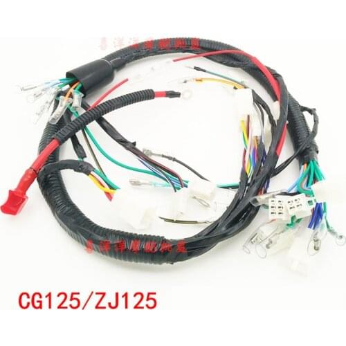 Motorcycles electric full assembly spare parts entire vehile cable wire line for Honda 125cc CG 125 CG125