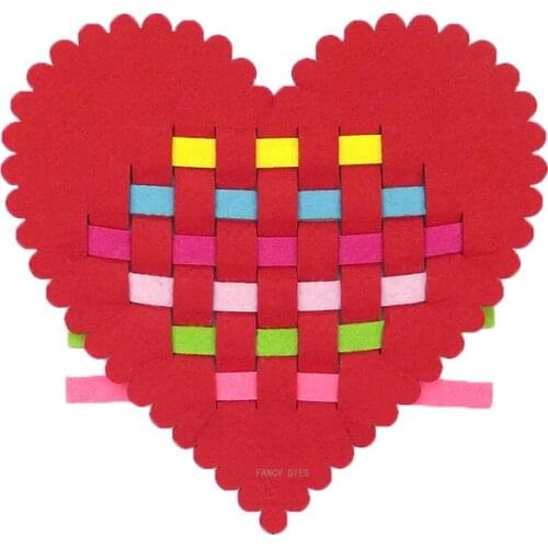 2021 New Love felt woven toy Cutting Die Mold Diy Decoration Wooden Knife Mould Suitable For Fustelle Cutters