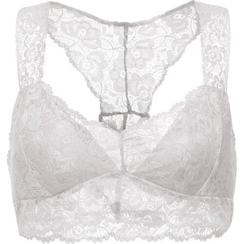 New Women Plus Size Vest Crop Wire Free Bra Lingerie Sexy V-Neck Underwear S-3XL Christmas Lingerie Sexy Hot Lingerie Set