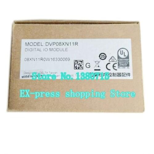 New Original DVP08XN11R PLC 8DO Relay Output Digital Module