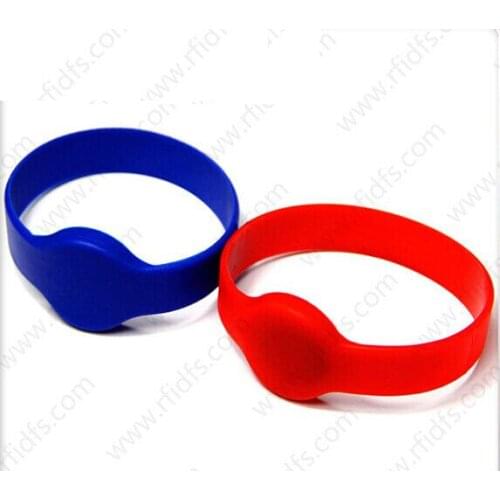Wholesale 13.56MHZ proximity silicone RFID wristband waterproof read-write wristband