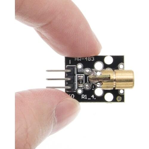 Great IT KY-008 650nm Laser sensor Module 6mm 5V 5mW Red Laser Dot Diode Copper Head for arduino DIY Kit