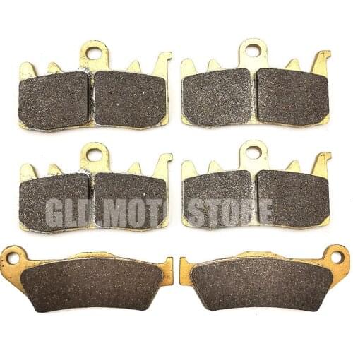 Motorcycle Front / Rear Brass Alloys Brake Pads For BMW R Nine T (K21/1170cc) 2014-2018 S1000 XR 2015-2018
