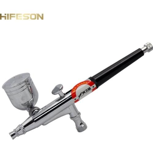 Air Spray Brush Gun Pneumatic Mini Paint Spray Gun Tool 0.3mm Nozzle AirBrush Pen for Car Commercial Painting 5cc Toolbox