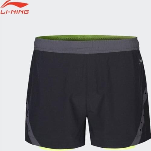 Lining Men Summer Shorts Running Fitness Pants Fast Dry Breathable Large Shorts AKSN679