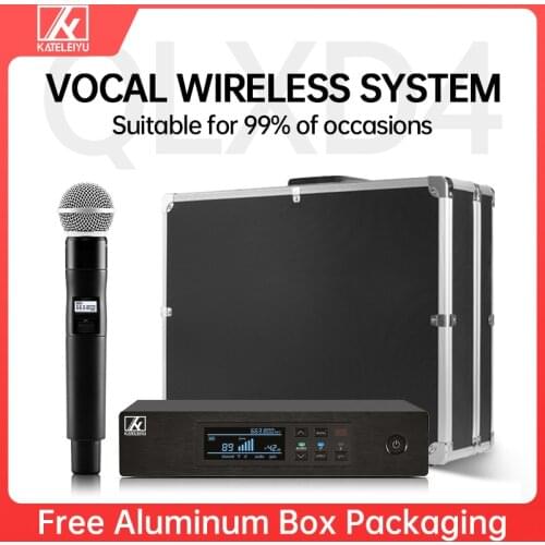 Professional stage performance QLXD4 microphone handheld system professional wireless UHF Karaoke microphone singer DJ