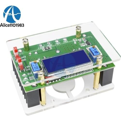 DC-DC 10A LCD Dual Display Adjustable CC CV Step Down Buck Converter Module 12V 24V Power Supply Transformer Voltage Regulator