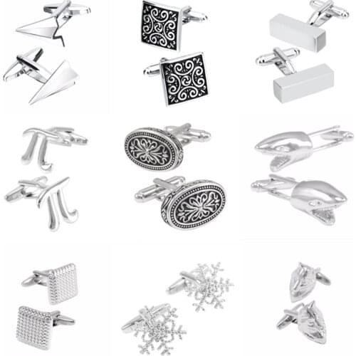 SAVOYSHI 9 style Fashion Cheap Cufflinks for Mens Shirt Cuff buttons High Quality Brand Jewelry Wedding Cuff links Men Gift