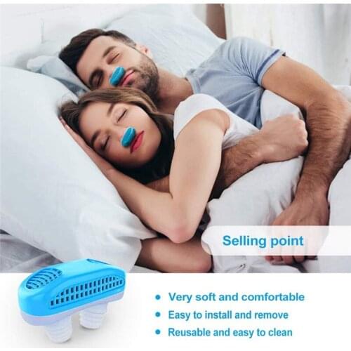 Snore Circle Anti Schnarchen Nase Clip Silicone Magnetic Anti Snoring Breathing Stop Snore Apnea Antisnoring Clip Device