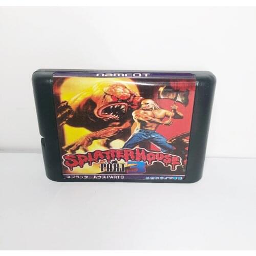 Splatter House Part 3 For SEGA GENESIS Mega Drive 16 bit Game Cartridge For PAL and NTSC Drop shipping