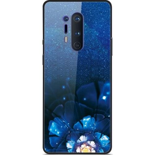 Glass Case For Oneplus 8 Pro Phone Case Phone Cover Phone Shell Back Bumper Series 1