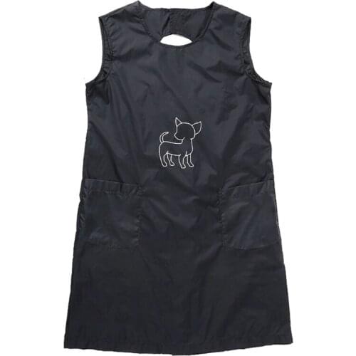 Waterproof Nylon Pet Grooming Apron Work Clothes Dogs Cats Groomer Hairdressing Anti Sticking Smock 449E
