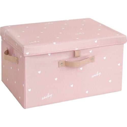 Large Capacity Storage Boxes with Lids Folding Storage Box Closet Organizer Clothes Toys Sundries Organizer Box