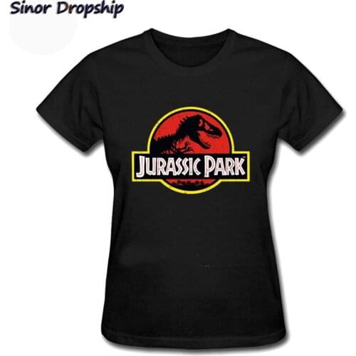 Women Clothes 2020 Jurassic Park Dinosaur T Shirt Print Print Music T Shirt Ladies Womens Harajuku Casual Fun T-Shirt
