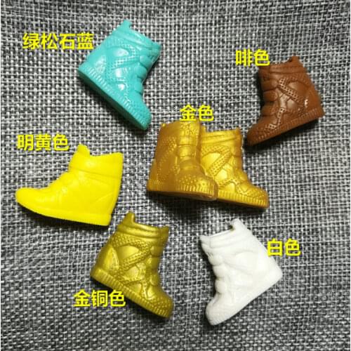 1/6 Doll Shoes Mix style High Heels Sandals Boots Colorful Assorted Shoes Accessories For Barbie Doll Baby Xmas DIY Toy