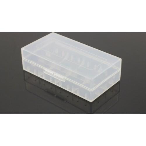 2pcs/lot New Hard Plastic Battery Protective Storage Boxes Cases Holder For 18650 18350 CR123A 18500 Battery Free shipping