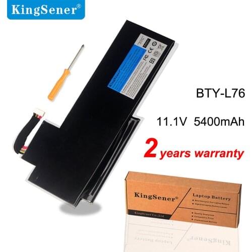 KingSener BTY-L76 Laptop Battery For MSI GS70 MS-1771 MS-1772 MS-1774 2QC-019XCN For Medion Erazer X7615 X7613 5400mAh