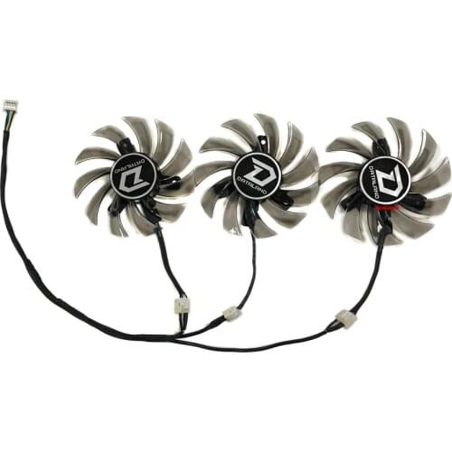 RX480 RX570 GPU Blower Fan Alternative Cooler For Dataland PowerColor AXRX 570 4GBD5 AXRX 480 8GBD5 3DH Cards As Replacement