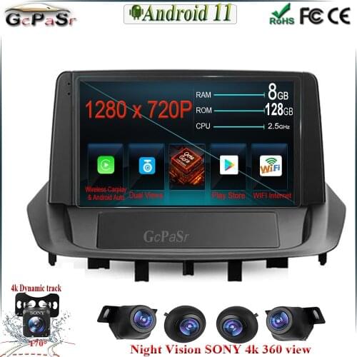 Android 11 For Renault Fluence 1 2009 - 2017 Car Radio Multimedia Video Player Navigation stereo Carplay Car Radio GPS BT WIFI
