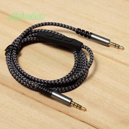 Aipinchun 1.4Meters 3.5mm to 3.5mm Jack Audio AUX Cable Cord With Volume Controller for Car/Headphone/Speaker for iPhone Samsung