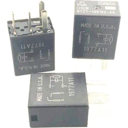 Car auto 12V relay 0101K 8T2T-14B192-AB 0101K 8T2T 14B192 AB 0101K-8T2T-14B192-AB 0101K8T2T14B192AB 12VDC 4PIN