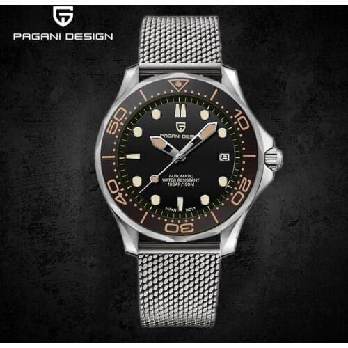 New PAGANI DESIGN 007 Mens Watches Brand Luxury Watch Men Waterproof Wristwatch Japan NH35 Clock factory dropshipping Outlet