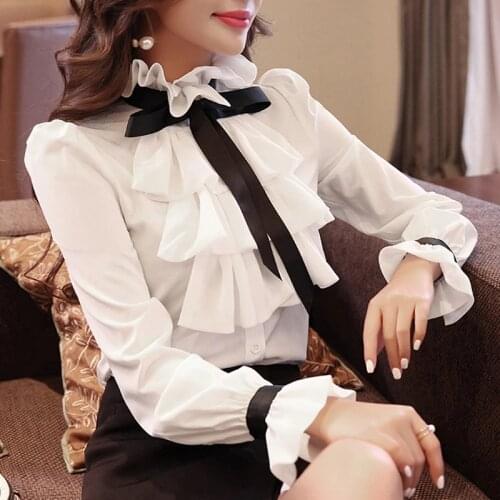 CORZZET Black And White Blouses