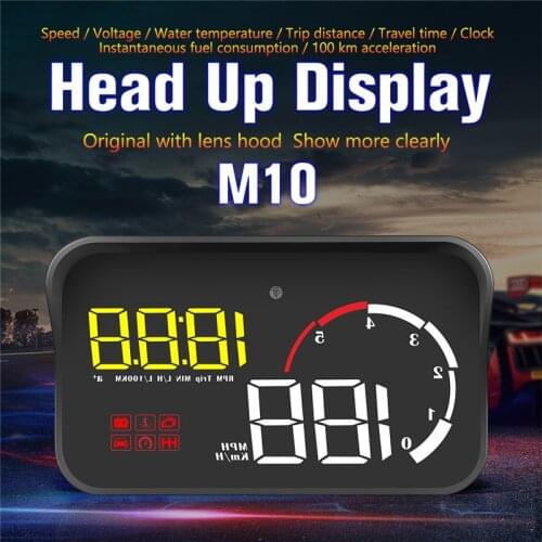 Hud Display Car Projector on-board Computer Auto OBD2 Projection on Car Glass Head Up Display Car Turbo Temp Alarm Overspeed RPM