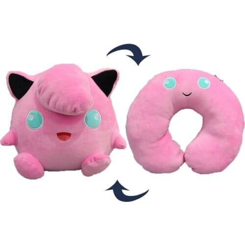 30CM Pokemon Ditto Jigglypuff Inside-Out Cushion Hold Pillow Plush Toys Cute Cartoon Soft Stuffed Dolls for Children Kids Gifts