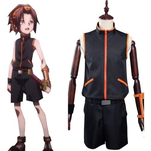 Shaman King The Super Star - Yoh Asakura Cosplay Costume Outfits Halloween Carnival Suit