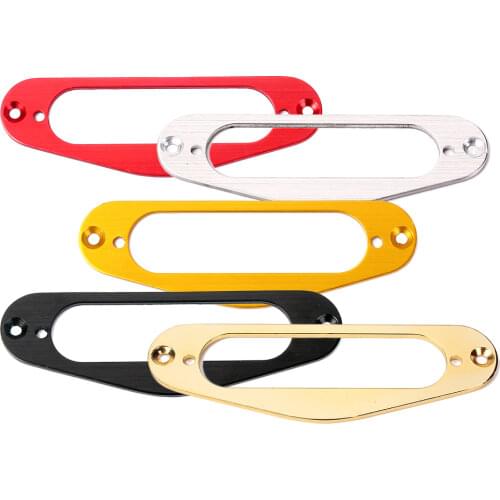 1 Pc Metal Single Coil Neck Pickup Surround Mounting Ring for ST Style Electric Guitar guitar pick