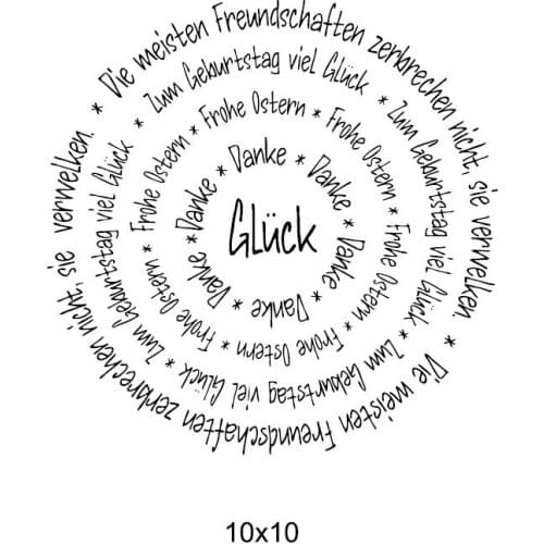 German Transparent Clear Silicone Stamp/Seal for DIY scrapbooking/photo album Decorative clear stamp sheets A1742