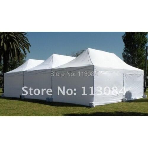 Superior 40x40x2.0mm Aluminum 3 x 6m (10 x 20ft) Awning Marquee Party Wedding Tent for Events Pop Up Canopy Gazebo Folding Tents