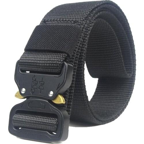 Tactical WaistBand Men Heavy Duty Waist Belt Adjustable Army Military Combat Training Gear Hunting Accessories