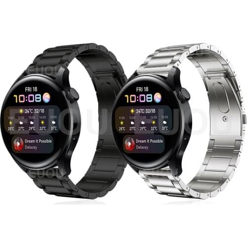 Titanium Strap For Huawei Watch 3 Band Wristband For Huawei GT 2 Pro / GT2 46mm Watchband Metal Stainless steel clasp Bracelet