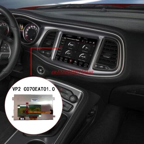 AUO LCD touch screen For Dodge Challenger UAG Radio VP2 C070EAT01.0 panel 7" LCD Display Car Auto Navigation monitor LCDs