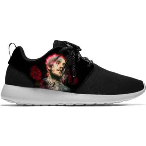 Hip Hop Rapper Lil Peep Novelty Design Fashion Lightweight Sport Running Mesh Shoes Men Women Casual Breathable Sneakers
