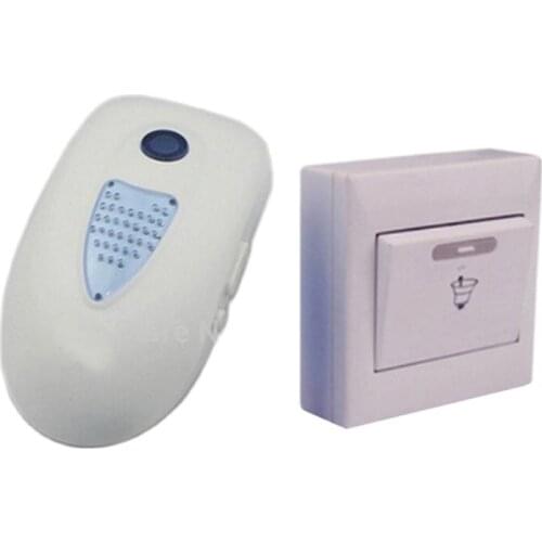 V003C digital signal door ring battery 23A 12V receiver by AC110-220V wireless door bell doorbell no interference each other