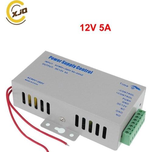 XJQ Power Supply Door RFID Fingerprint Access Control Supplier Adapter Covertor System Machine DC 12V 3A 5A AC 90~260V