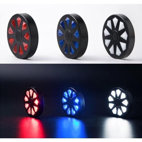 Bicycle Taillights Three Luminous Modes And Four Colors USB Fast Charging Nine Drill Tail Light Bicycle Nozzle Light SuperBright