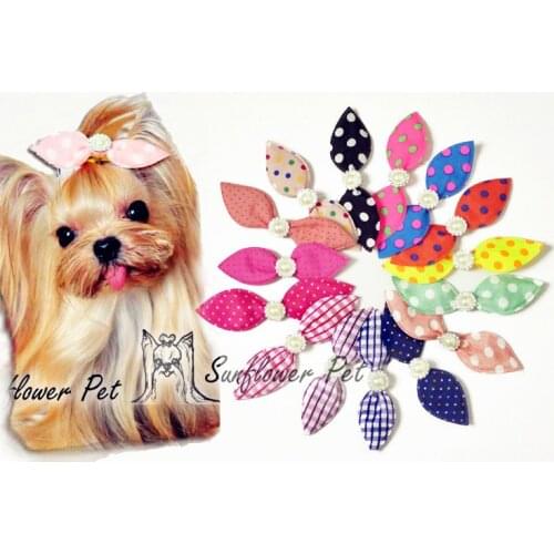 Pet Rabbit Ear Hairpin Cute Dog Hair Accessories Dog Beauty Dress Up Hair Clip