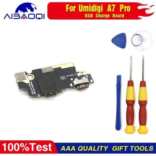 Usb Plug Charge Board + Battery Case Back Cover + Free Tools Replacement Parts For Umidigi A7 Pro Phone