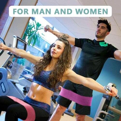 Women Fitness Yoga Stretching Training Fitness Sports Resistance Bands Loop Circle Workout Fitness Yoga Hip Leg Exercise Strap