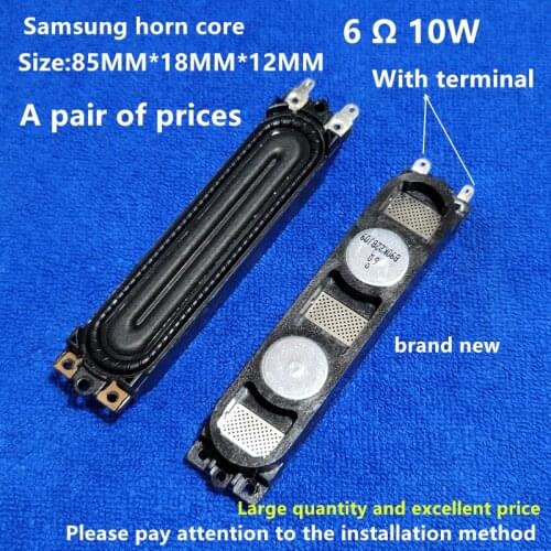 1 pair-10 pair new for Samsung, TCL, Skyworth Haier hisense Konka TV speakers DIY assembled TV speakers 6 ohms 10W 100% test