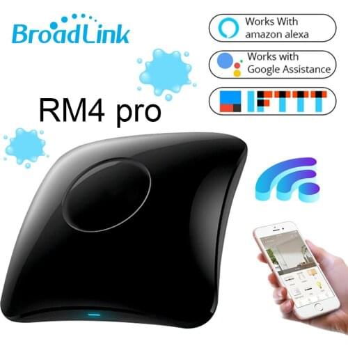 Newest Broadlink RM4 Pro IR RF WiFi UNIVERSAL REMOTE Smart Home Automation works with Alexa and Google Home