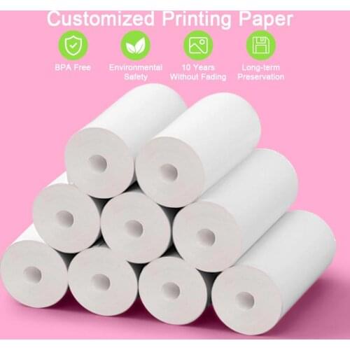 57*30mm 9 rolls and 20 rolls thermal printing paper, suitable for childrens cameras, childrens printing camera gifts for girls