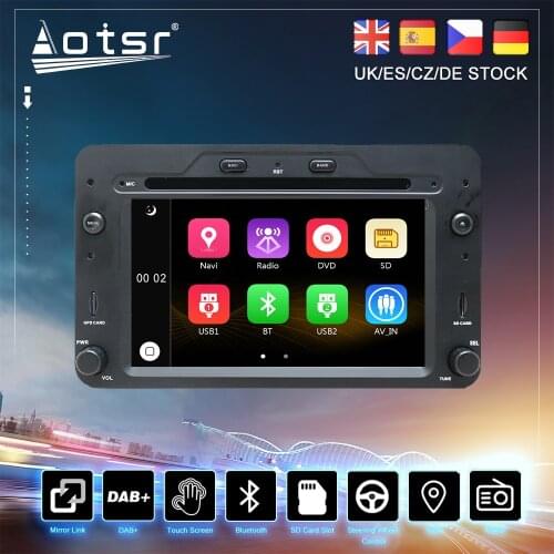 For Alfa Romeo Spider Alfa Romeo 159 Brera 159 Sportwagon Car DVD GPS Navigation Radio stereo Auto Audio Multimedia Player 1DIN